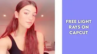 free AE like light rays on capcut!