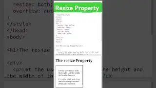resize property