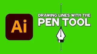 How to draw lines with the Adobe Illustrator Pen Tool