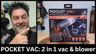 Pocket Vac As seen on TV compact hand held vacuum