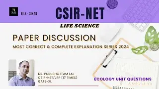 CSIR NET Life Science June 2024 Evening Shift PYQ | Endemic Birds of India