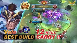 VALE MONTAGE GAMEPLAY MVP CARRY | Best Build and Emblem Set 2022