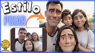 🔥🎨TRANSFORMA TUS IMÁGENES A ESTILO DISNEY/ PIXAR 🦾 con INTELIGENCIA ARTIFICIAL