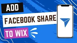 How To Add And Customize A Facebook Share Button On Wix
