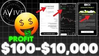 Avive Mining Big Profit $100 - $10,000 🤑 | Avive Token Claim | Avive Listing Price