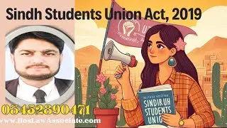 Sindh Students Union Act 2019 Empowering Student Voices