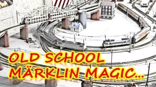 Märklin m-track analogue automated layout in action with a choice of 