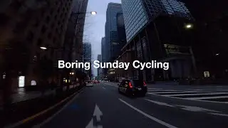 FIXED GEAR | Boring Sunday Cycling | 4K POV