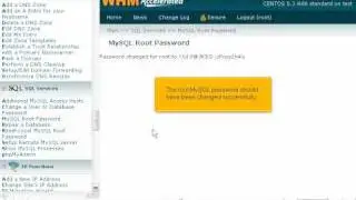 How to change the root MySQL password in WHM - WHM Service Tutorials