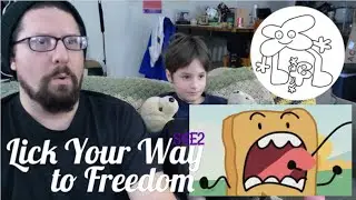 Battle for B.F.D.I. REACTION Episode 2: Lick Your Way to Freedom