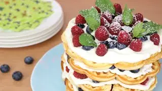 Waffeltorte schnell und einfach