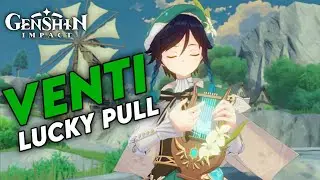 [Genshin Impact] LUCKY PULL OR BUG? | Venti 0/90 Pity 10x Pull | DensetsuYT