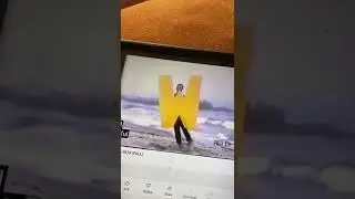 Sesame Street - W on the beach