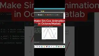 🎬 Make Sin-Cos Animation in Octave/Matlab. ✨