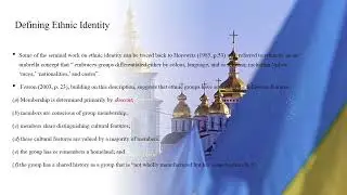 Ethnicity and Ukraine - Dr Sara McDowell