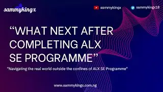 After ALX SE Program, WHAT Next? | What I did ...