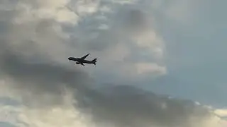 Big Boeing 787 Passes By Our House #plane #planespotting