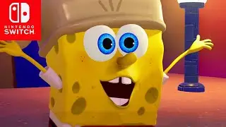 SpongeBob The Cosmic Shake Switch - 100% Walkthrough Gameplay Part 7 - Medieval Sulfur Fields Pearl