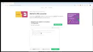 How to convert BibTeX to RIS file online #BibTeX #RIS #endnote #reference