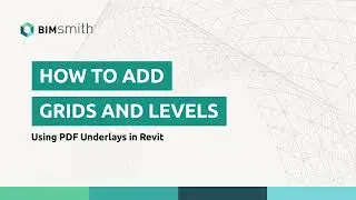How to add Grids and Levels in Revit: Using PDF Underlays in Revit