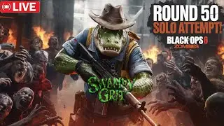 🔴LIVE - I Survived 50 Rounds of Black Ops 6 Zombies SOLO  | [MOBILE]