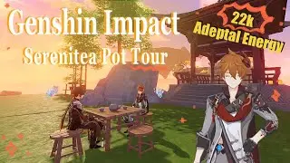 22K Adeptal Energy Serenitea Pot Tour (before i destroy it) | Genshin Impact
