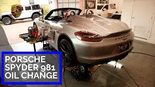 Porsche Boxster/Cayman Spyder/GT4 oil change (981)