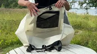 Recycled Totebag ♻️ Made of used sail and seat belt