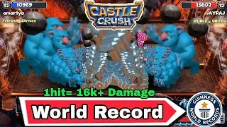 Giantest Catapult ever in Storm Mode | Castle Crush World Record | A.V.S gaming videos