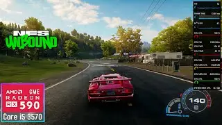 Need for Speed Unbound Gameplay Fps Test on i5 3570 + RX 590 GME