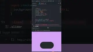How to create toggle button in html | toggle button switch #shorts #htmlcss #css #code #programming