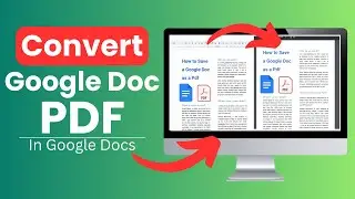 How to Convert Or Save a Google Doc as a Pdf