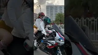 BMW S1000RR on the street