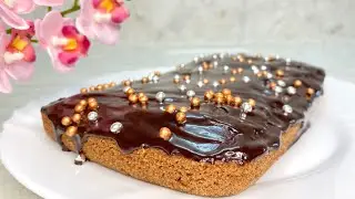 Lean chocolate mannikin is prepared with love. Cooking channel. Lean pastries