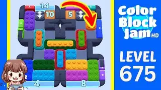 Color Block Jam Level 675 Solution Walkthrough