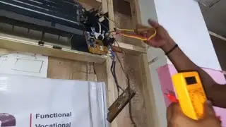 SPLIT AC FULL WIRING INDOOR UNIT AND OUTDOOR UNIT