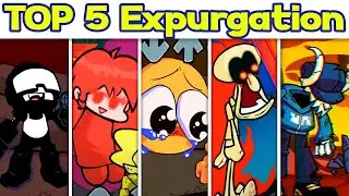 Friday Night Funkin' - Top 5 Expurgation Covers (Crying Emoji, Squidward, Tankman) (FNF)