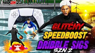 *NEW* GLITCHY DRIBBLE MOVES FOR GUARDS IN 2K23 (SEASON 2) FASTEST SIGS + DRIBBLE TUTORIAL! NBA2K23