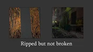 How to rebuild a ripped game Rain Shader in Blender (Very simple VFX)