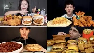 Sped up Satisfying Mukbang Compiliation #1
