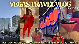 VEGAS TRAVEL VLOG: Couples Trip, Tattoos, Fremont Street, Luxury Hotel, Casino, 30th Birthday & MORE