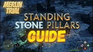 Merlin Trial stone pillars Guide Hogwarts legacy PS5
