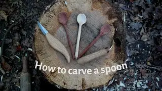 How to carve a Bushcraft spoon