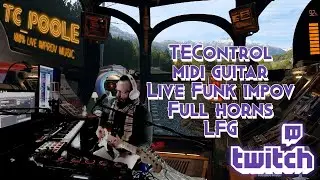 Building Funk from nothing | Live Improv Loop with Midi Guitar and TEControl Breath Controller