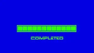Loading Bar  Blue Screen 2020 Free HD Videos Clips