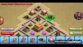 Clash Of Clans Aze Lenkeran!4 Seviye Koy Duzeni
