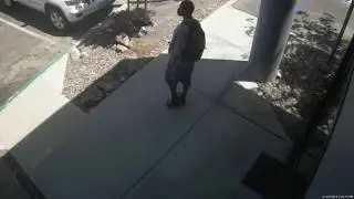 Inconsiderate person caught peeing