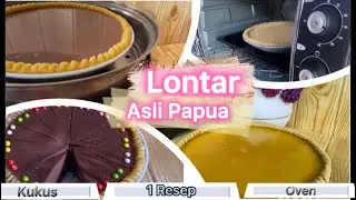 Lontar asli Papua 1 resep adonan bs dikukus & diOven
