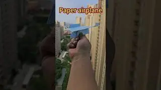 #shorts Throw a cool paper airplane that flies very far and very high#paper airplane#papercrafts