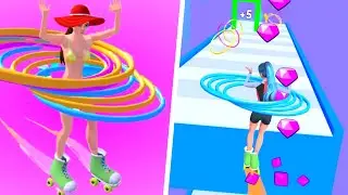 Hula Hoop Race Gameplay Trailer Part 2 Trending (Android,iOS)